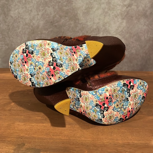 Irregular Choice Tartan Plaid Iconic Collection Marshmallow Mountain boots 8.5 - Picture 14 of 14